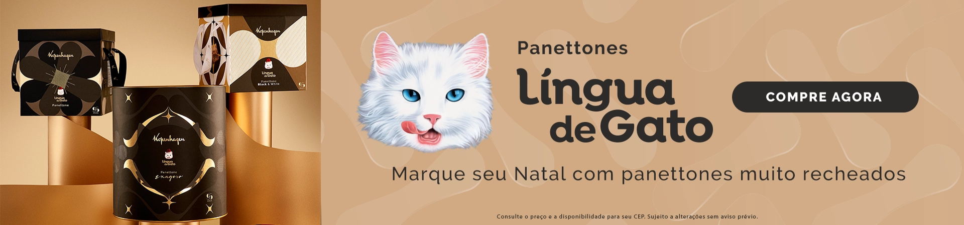 Panettones Língua de Gato